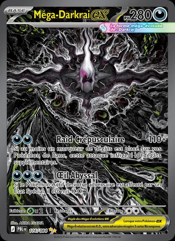 Méga-Darkrai-ex, Mint